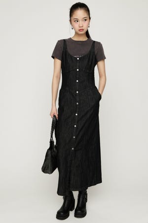 DENIM I LINE CAMI ロングワンピース