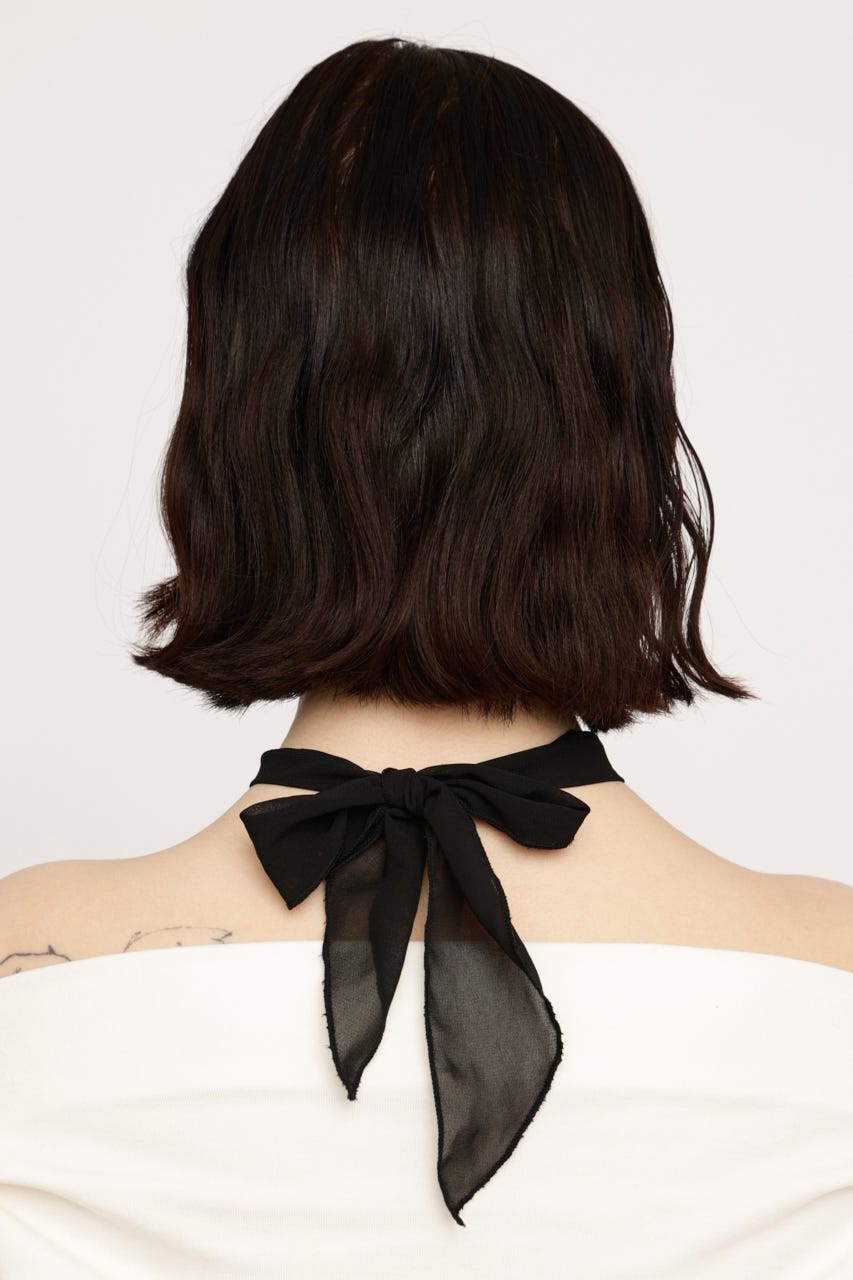 RHINESTONE HEART チョーカー GLD FREE