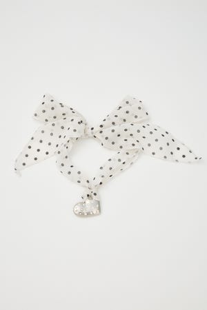 RHINESTONE HEART チョーカー