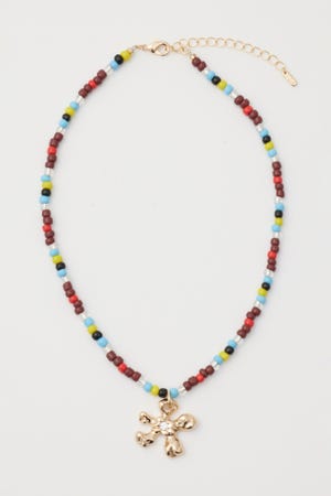 METAL FLOWER ネックレス