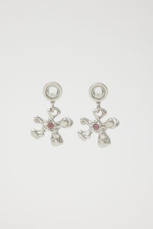 METAL FLOWER ピアス