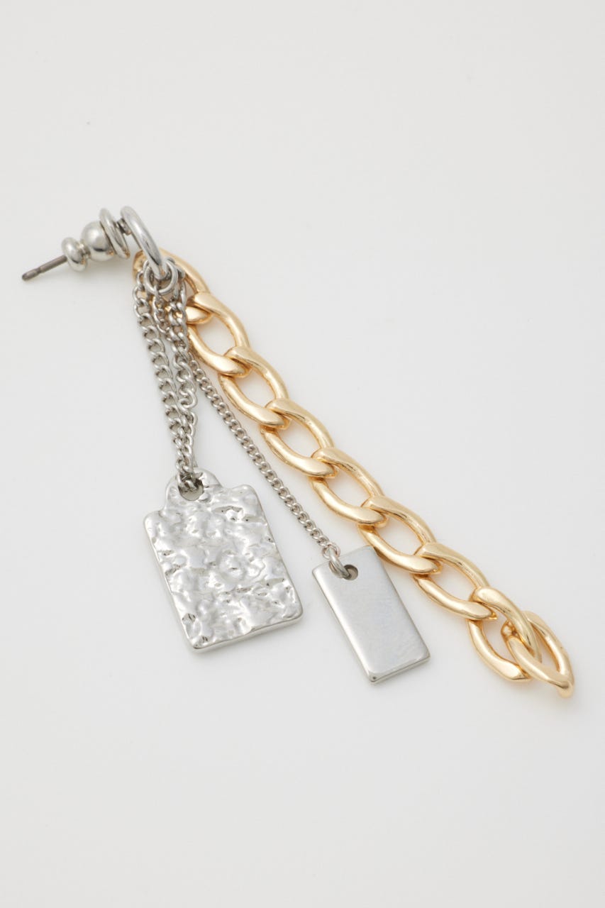 MANY CHARM CHAIN ピアス Multi_1 FREE