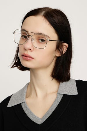 SQUARE METAL FLAME アイウェア