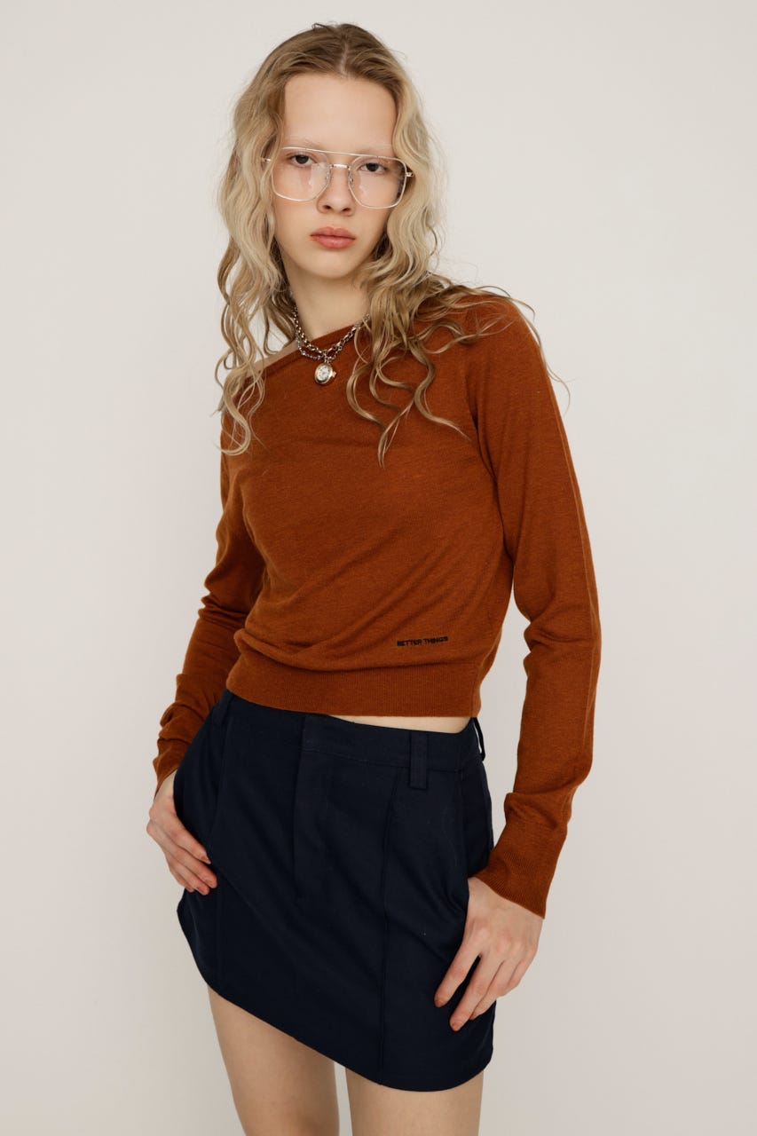 OFF SHOULDER 2WAY HG トップス CAM FREE