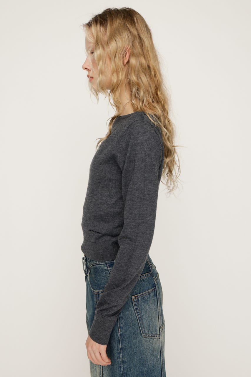 OFF SHOULDER 2WAY HG トップス D/GRY FREE