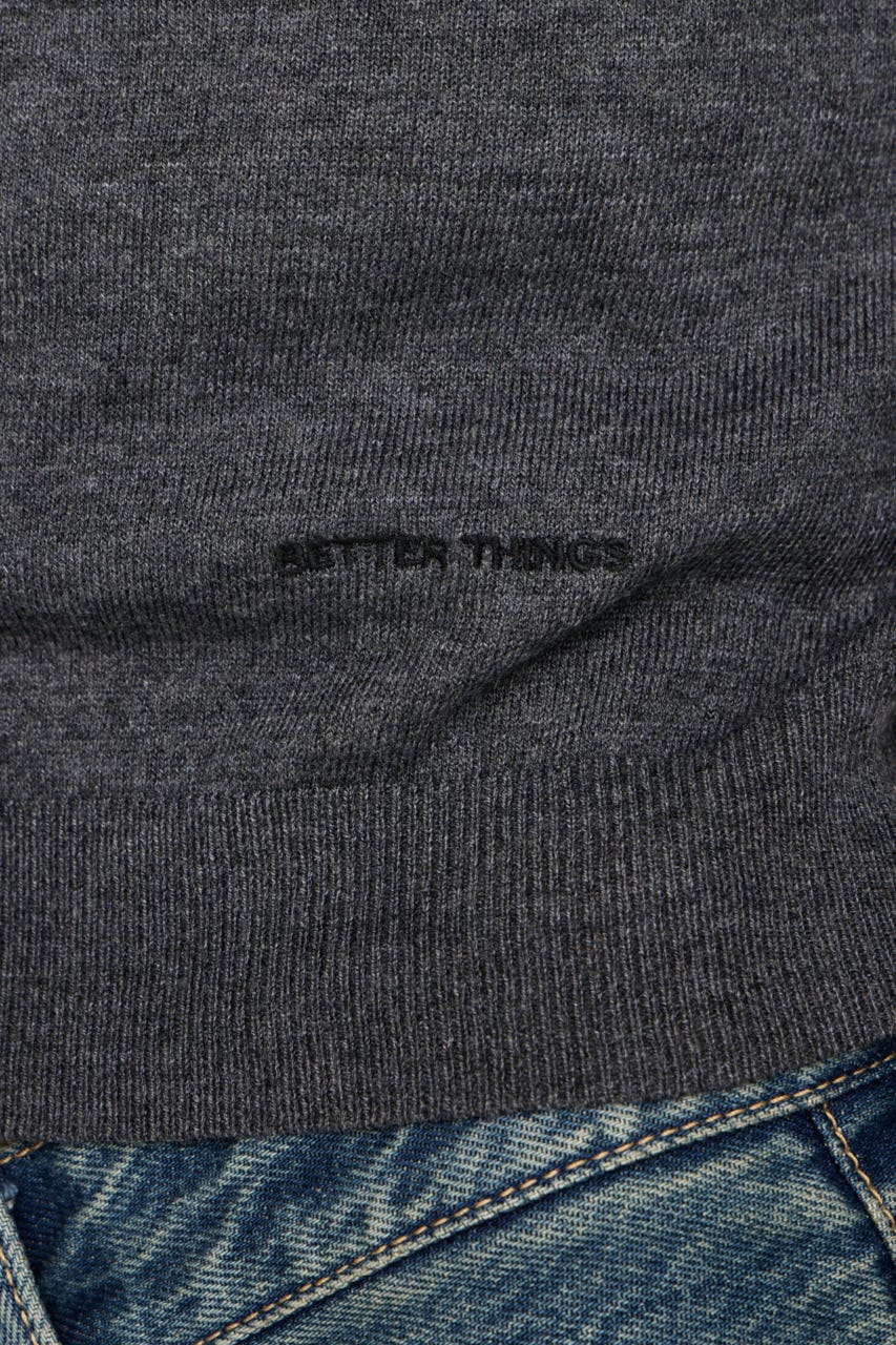 OFF SHOULDER 2WAY HG トップス D/GRY FREE