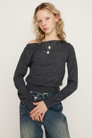 OFF SHOULDER 2WAY HG トップス