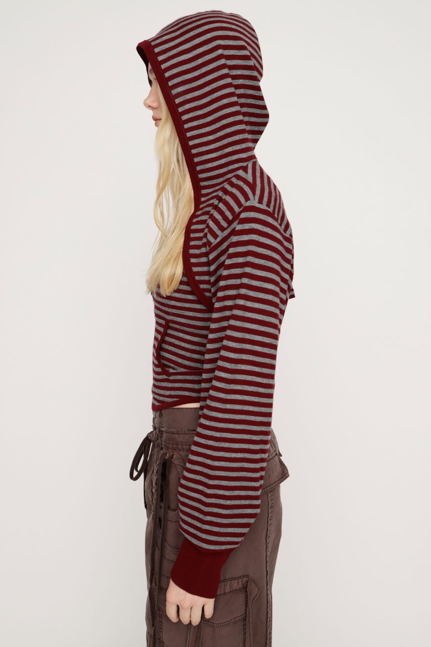 KNIT BOLERO M/RED FREE