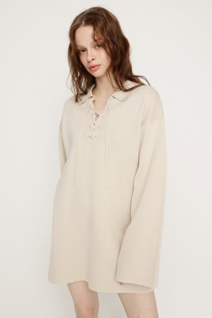 SKIPPER LACE UP ショートワンピース