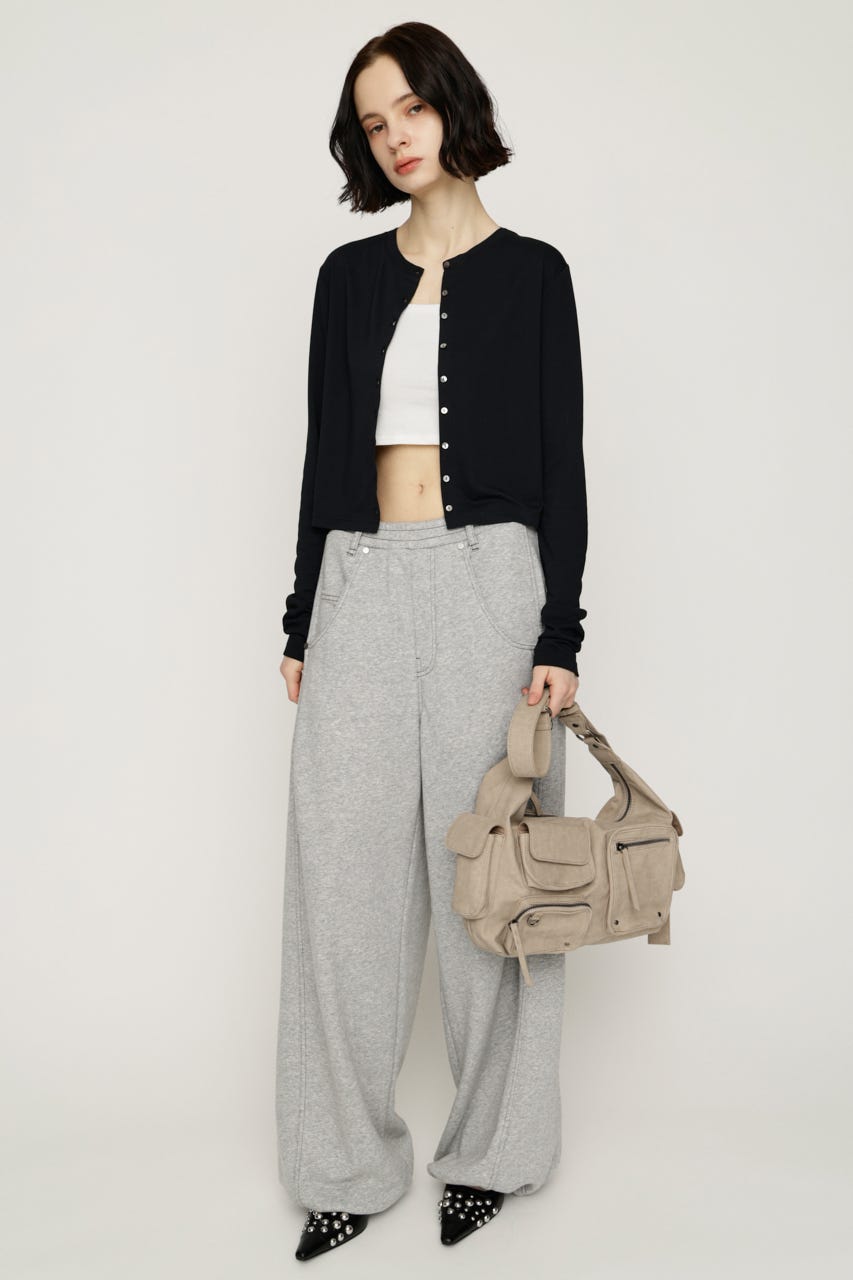 UV CUT CREWNECK カーディガン BLK FREE