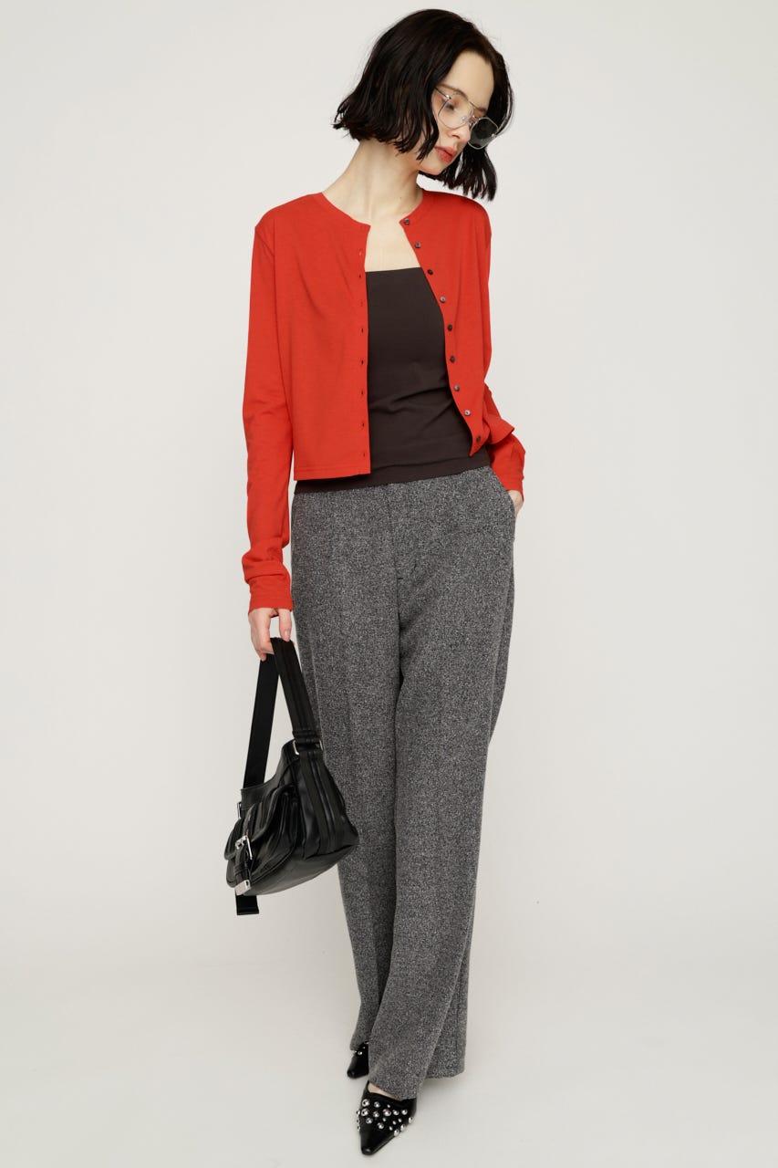 UV CUT CREWNECK カーディガン L/RED FREE