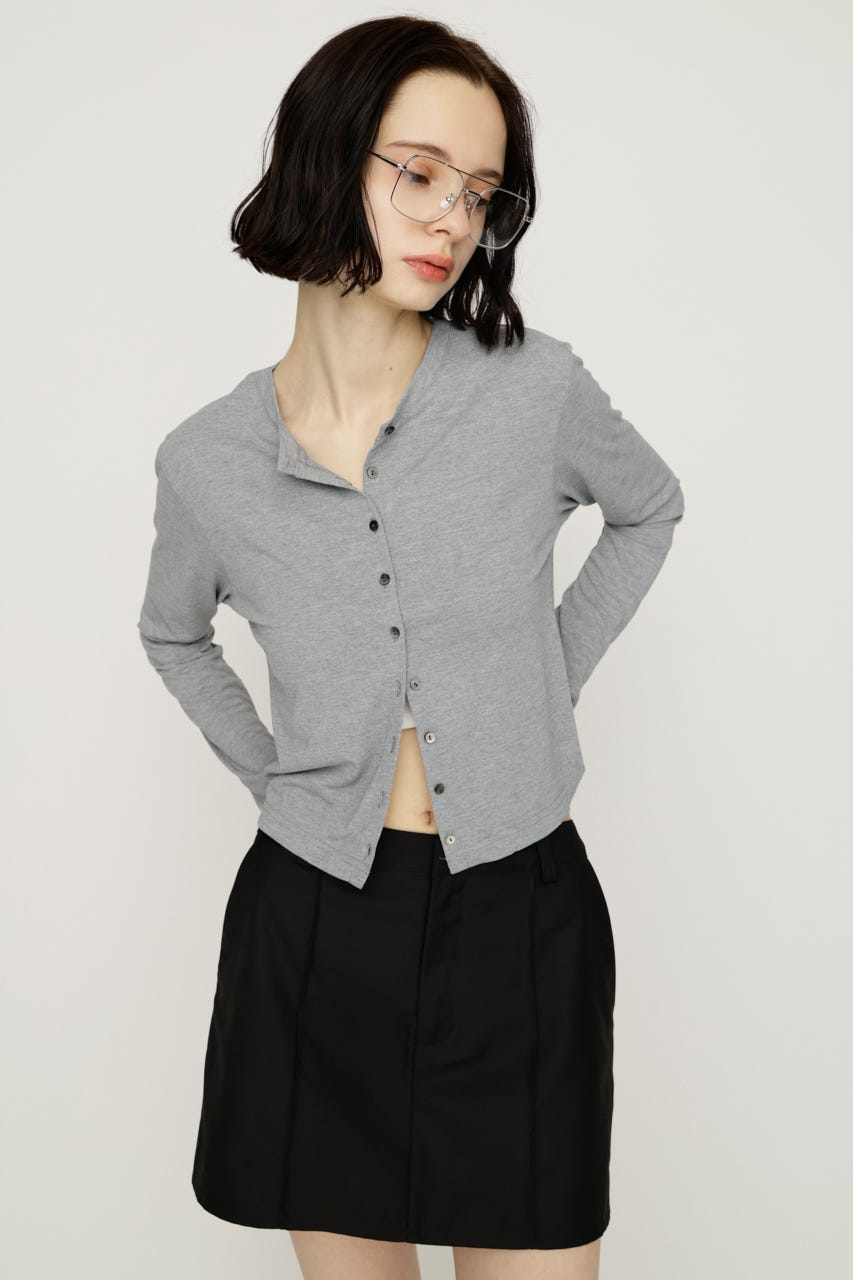 UV CUT CREWNECK カーディガン T.GRY FREE