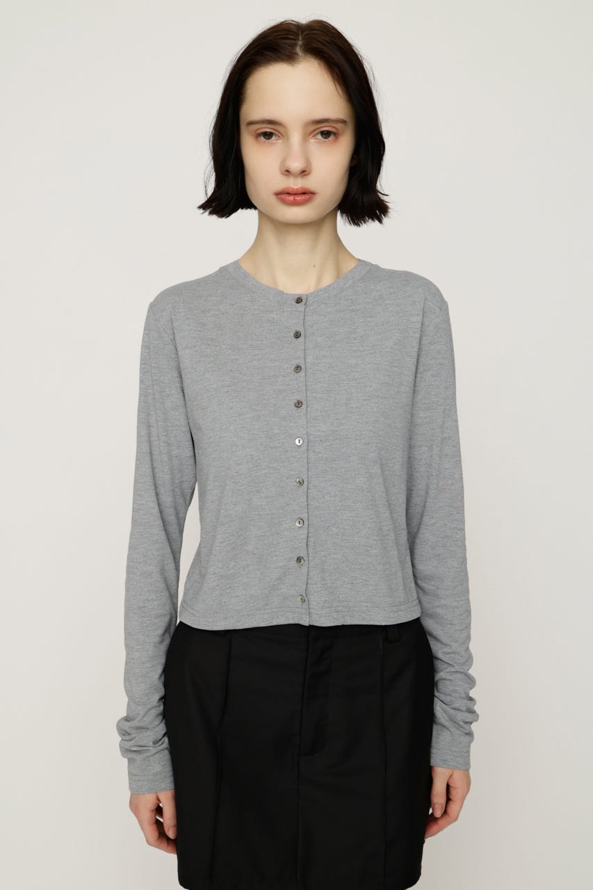 UV CUT CREWNECK カーディガン T.GRY FREE