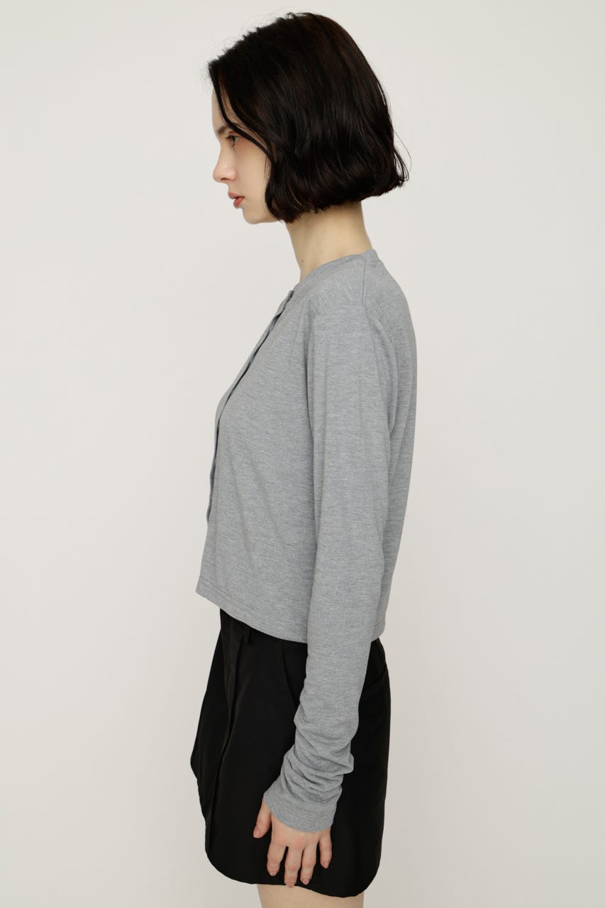 UV CUT CREWNECK カーディガン T.GRY FREE