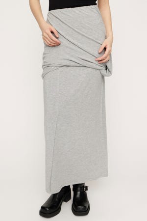 DRAPE CUT ロングスカート