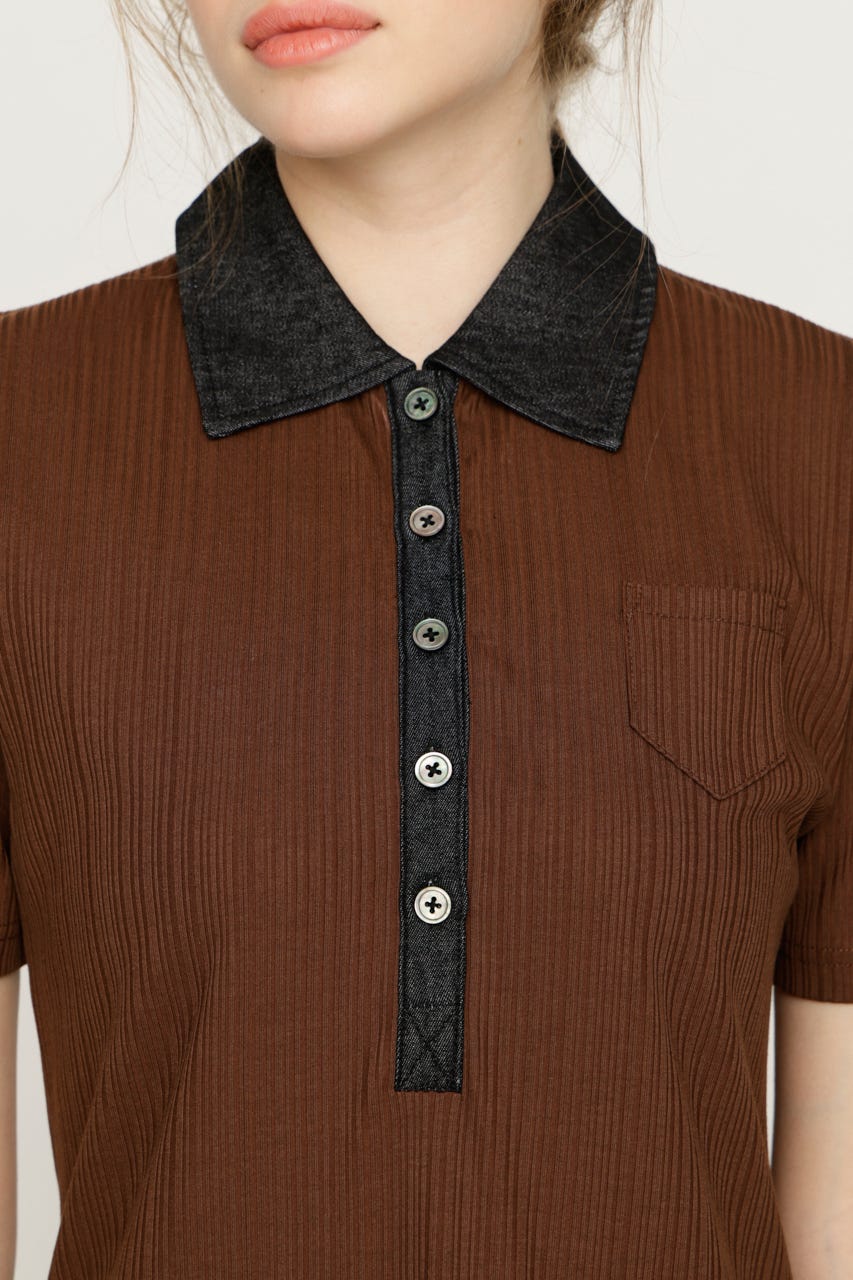DOCKING POLO ロングワンピース BRN FREE