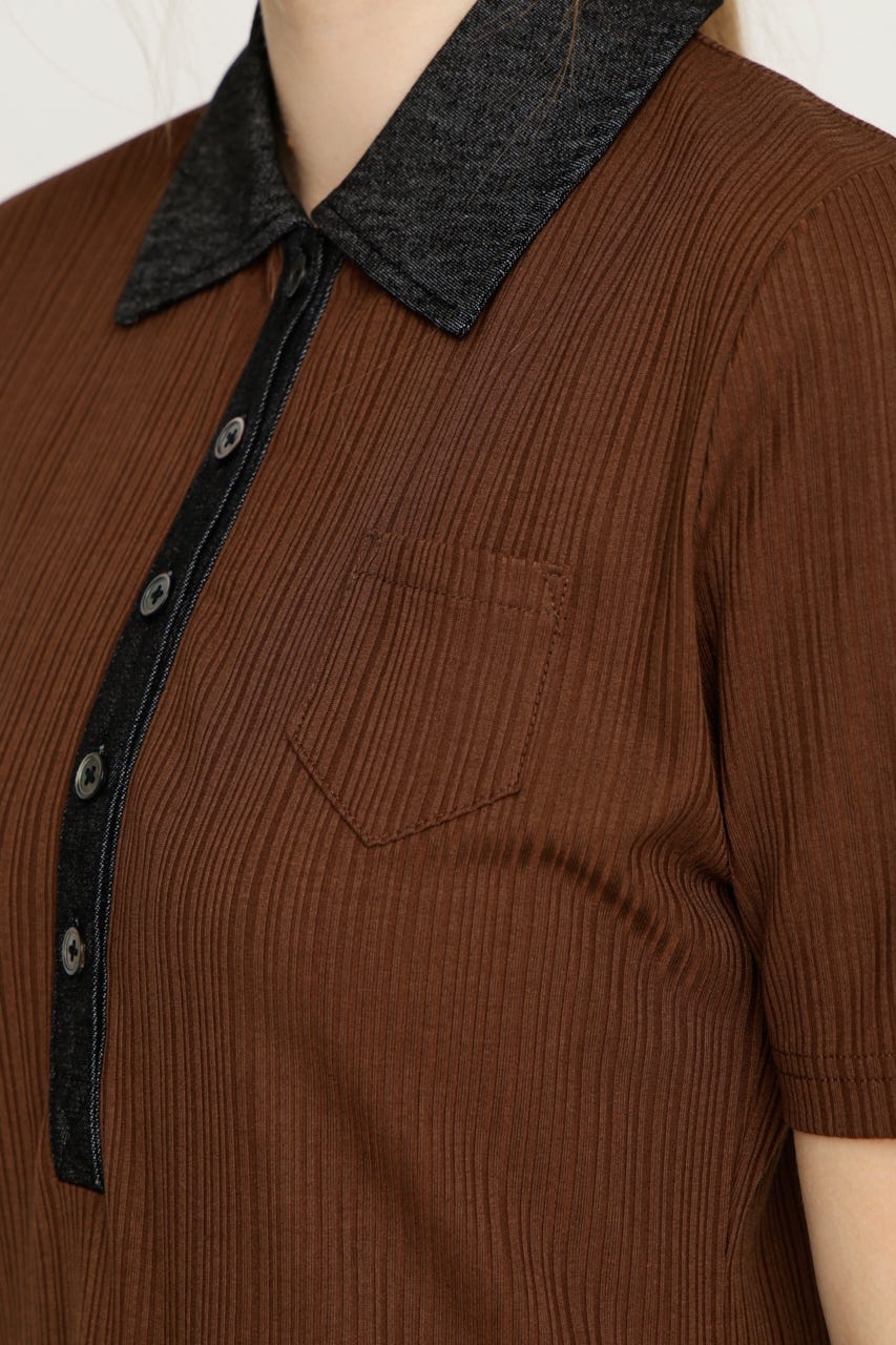 DOCKING POLO ロングワンピース BRN FREE