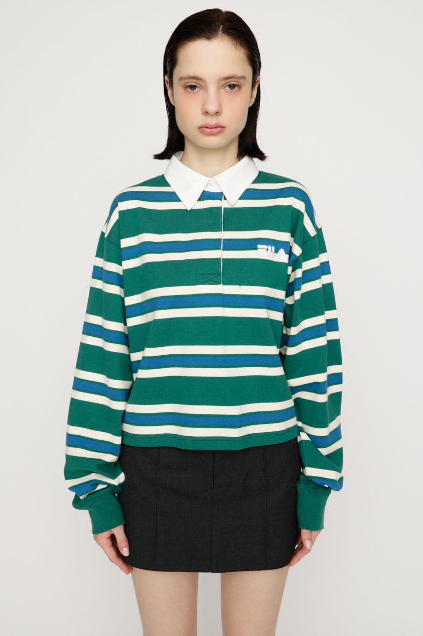 FILA x SLY RUGGER シャツ M/GRN FREE