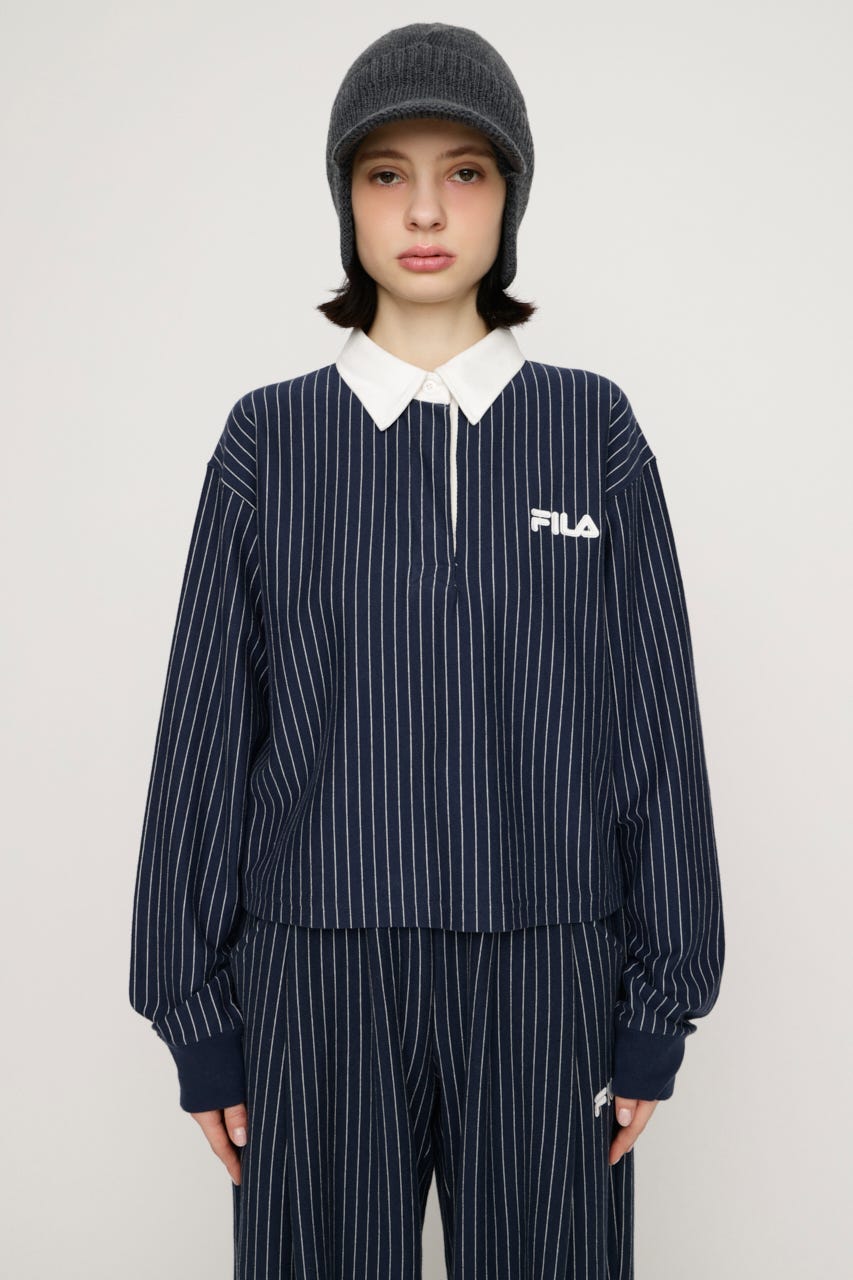 FILA x SLY RUGGER シャツ M/NVY FREE