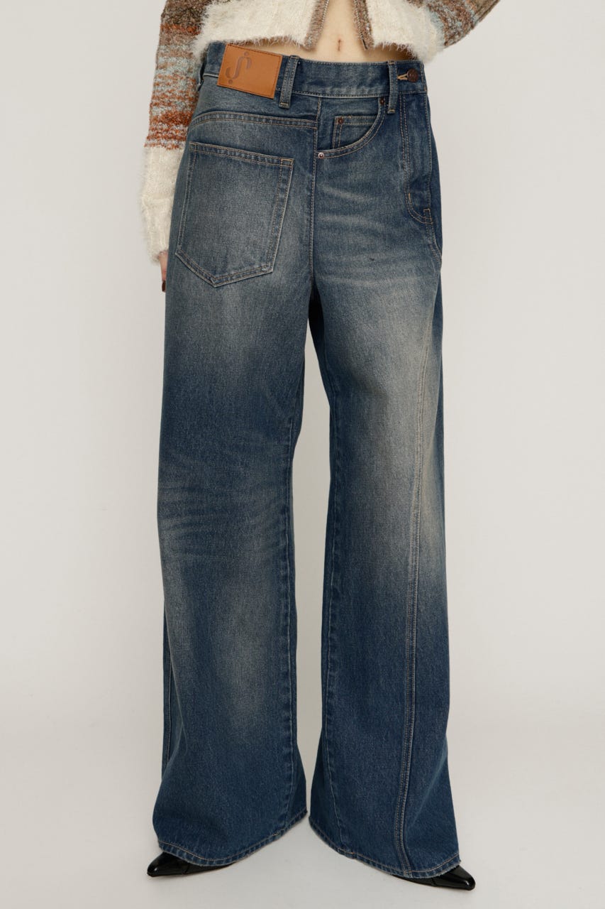 BACK TO FRONT DENIM パンツ BLU 2