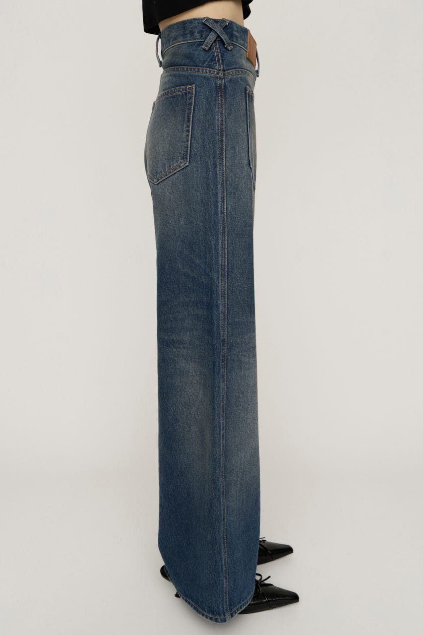 BACK TO FRONT DENIM パンツ BLU 2