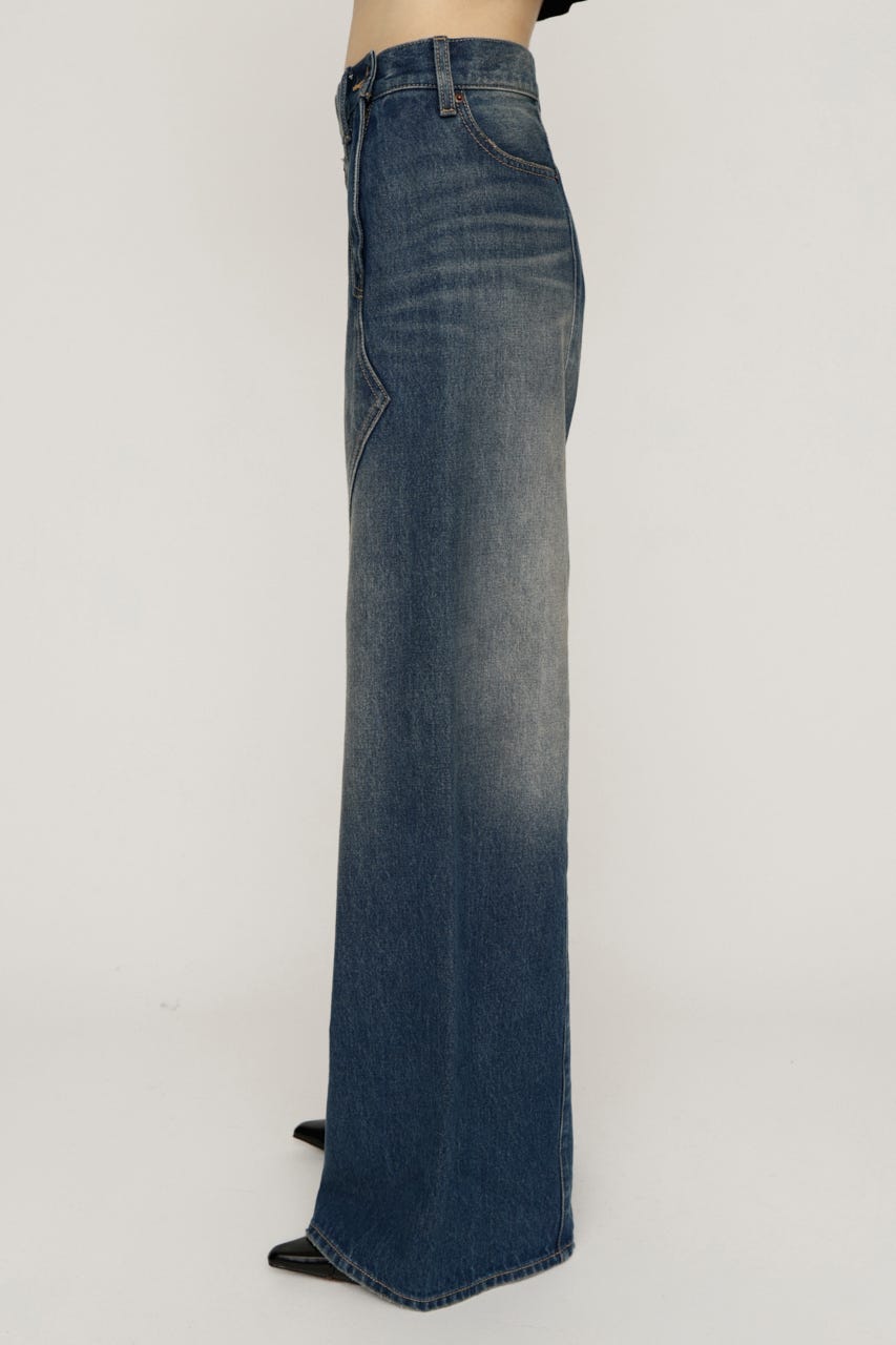 BACK TO FRONT DENIM パンツ BLU 2