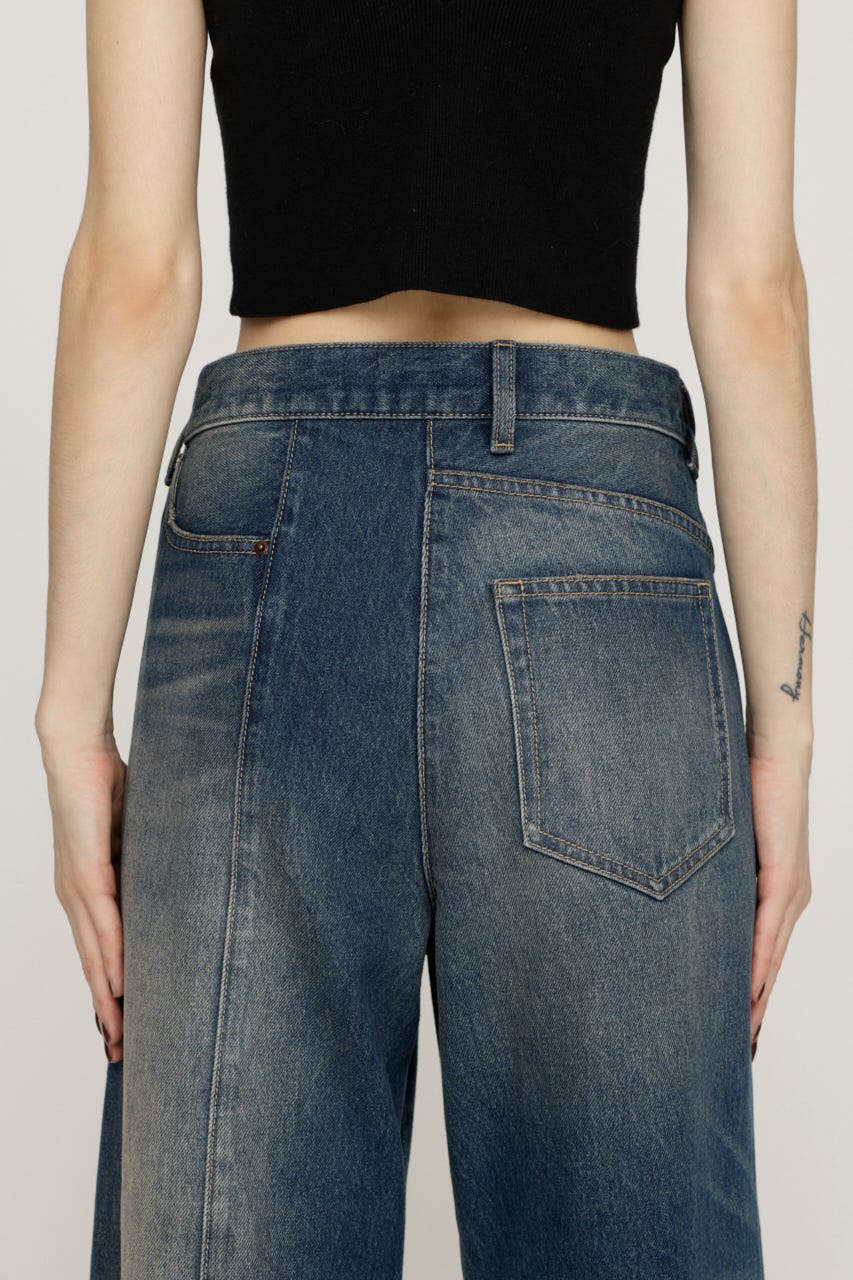 BACK TO FRONT DENIM パンツ BLU 2