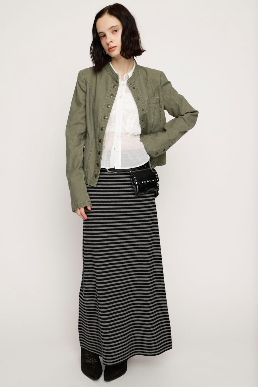 NAPOLEON STUDDED MILITALY ジャケット KHA FREE