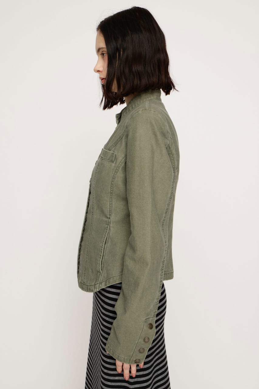 NAPOLEON STUDDED MILITALY ジャケット KHA FREE