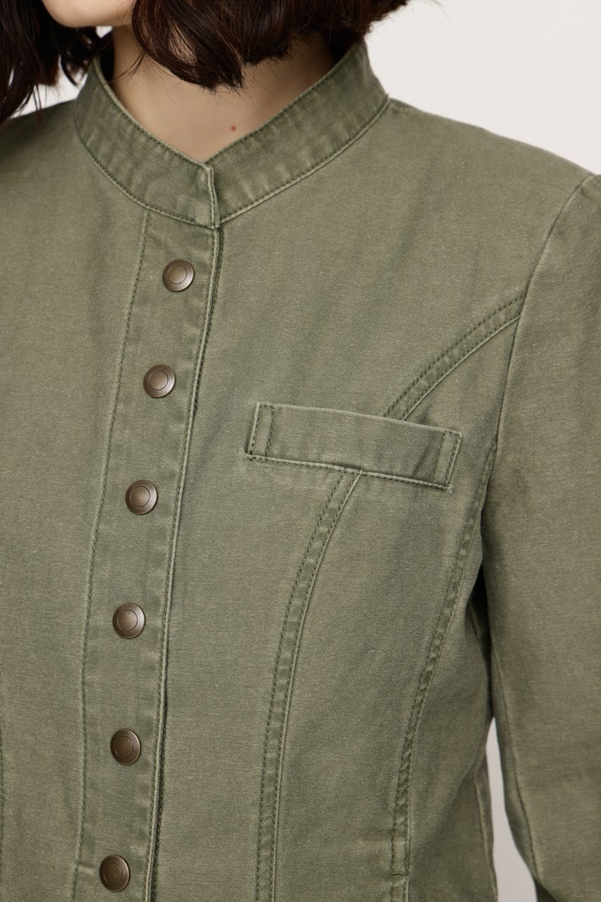 NAPOLEON STUDDED MILITALY ジャケット KHA FREE