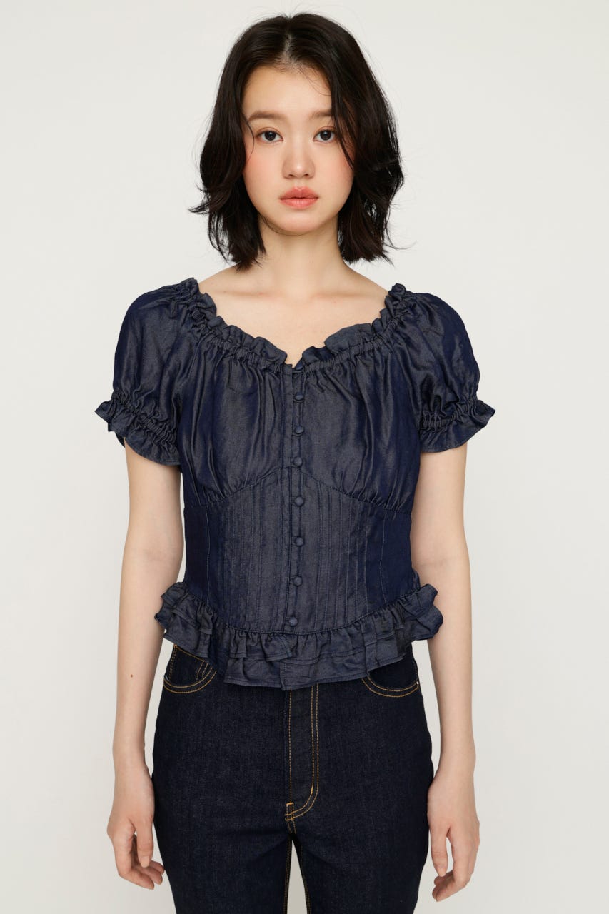 SLY | PUFF SLEEVES WOVEN トップス (シャツ・ブラウス ) |SHEL'TTER