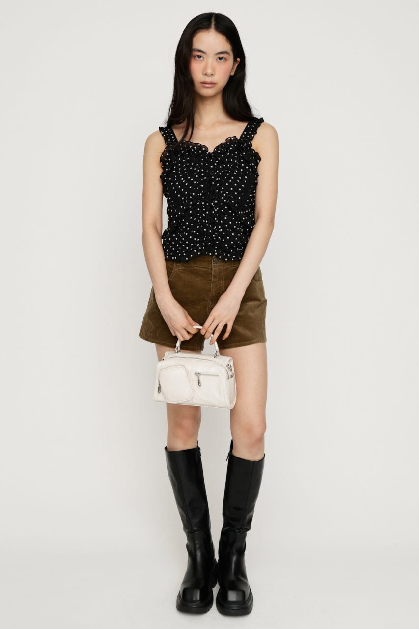 【LIMITED ITEM】SHEER SQUEEZE CAMI トップス Multi_1 FREE