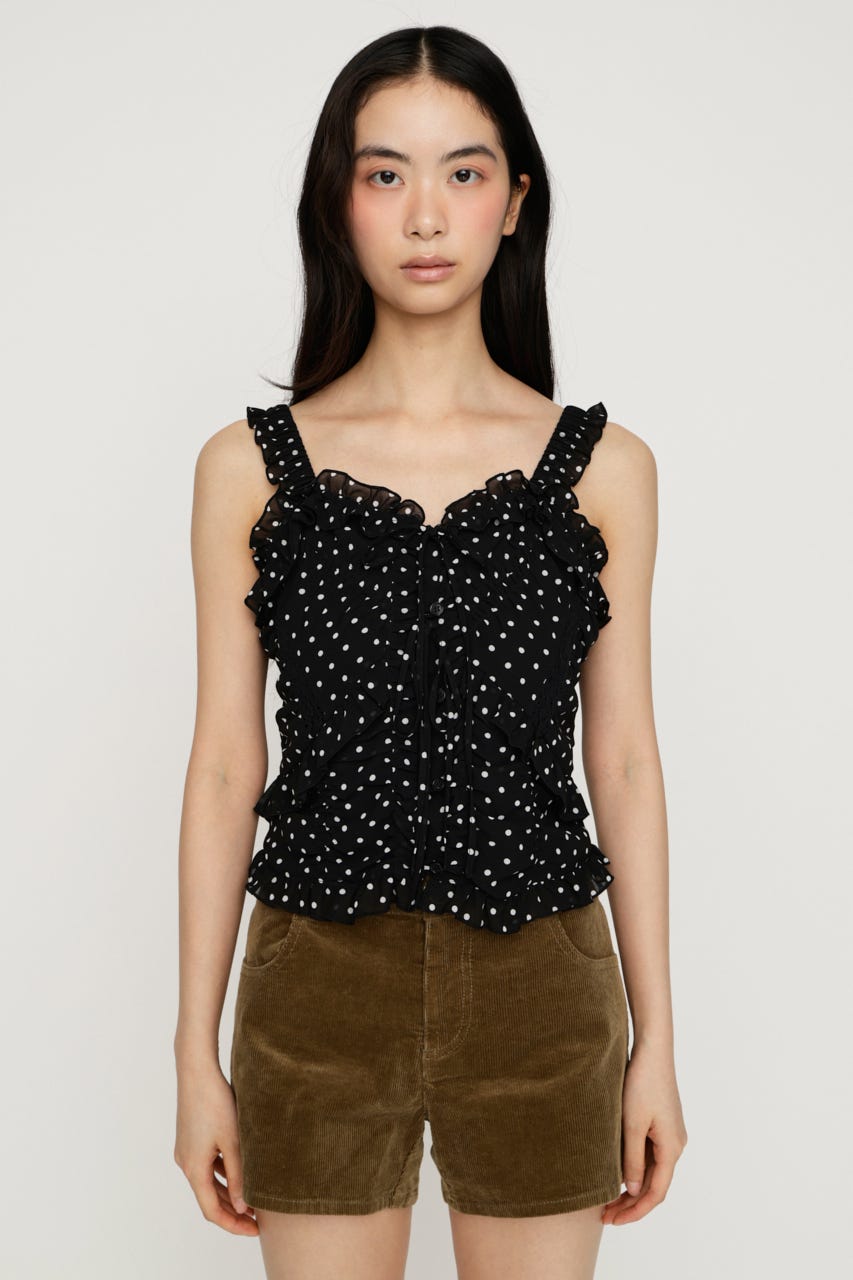 【LIMITED ITEM】SHEER SQUEEZE CAMI トップス Multi_1 FREE