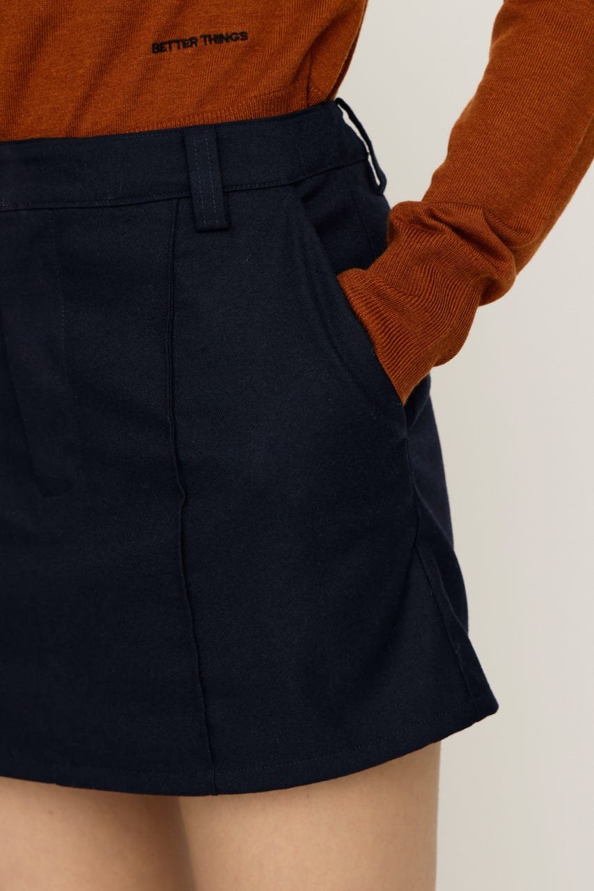 SKIRT LIKE ショートパンツ NVY 1