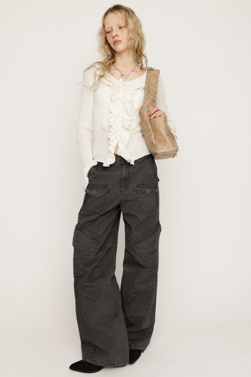 BIG PK MILITARY パンツ L/BLK 1