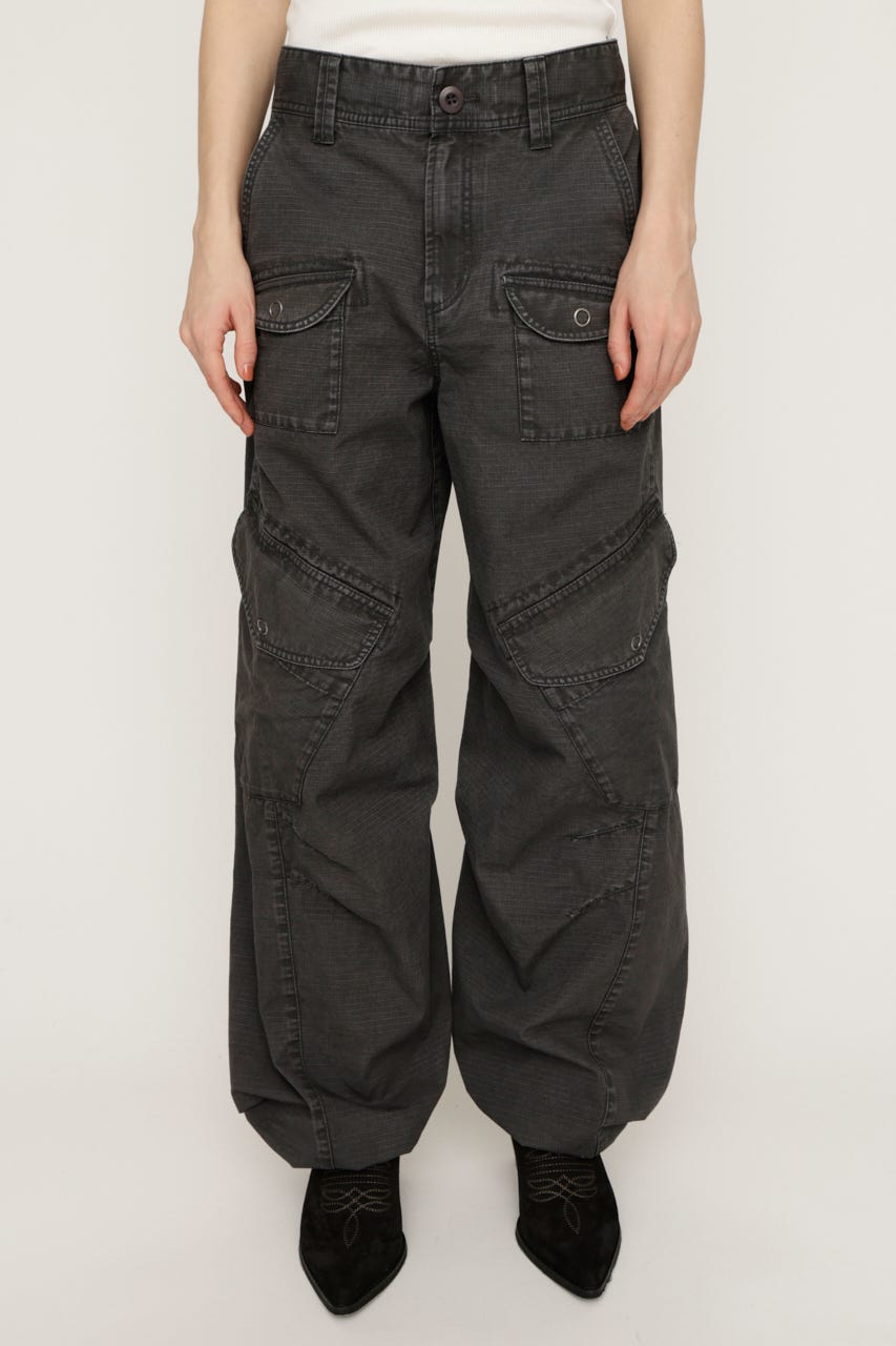 BIG PK MILITARY パンツ L/BLK 1