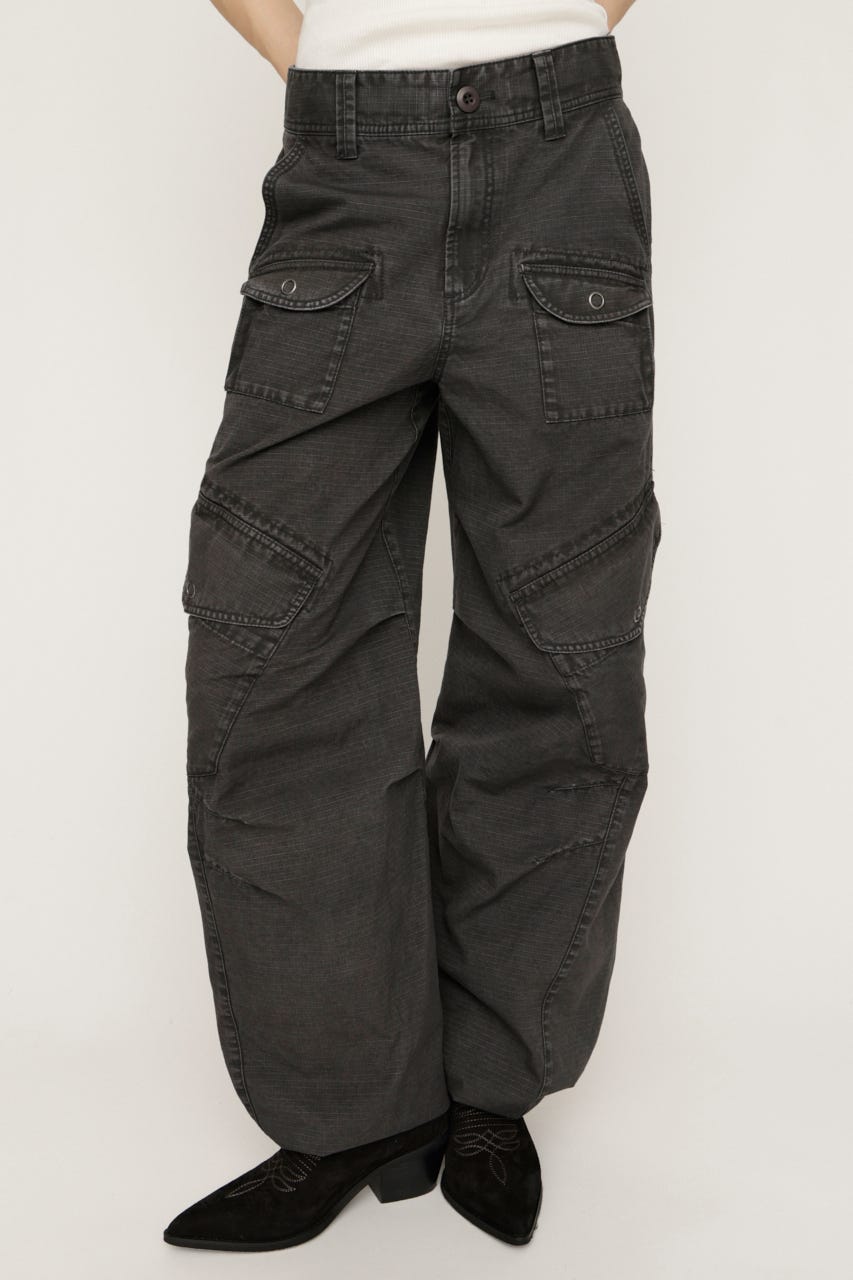 BIG PK MILITARY パンツ L/BLK 1