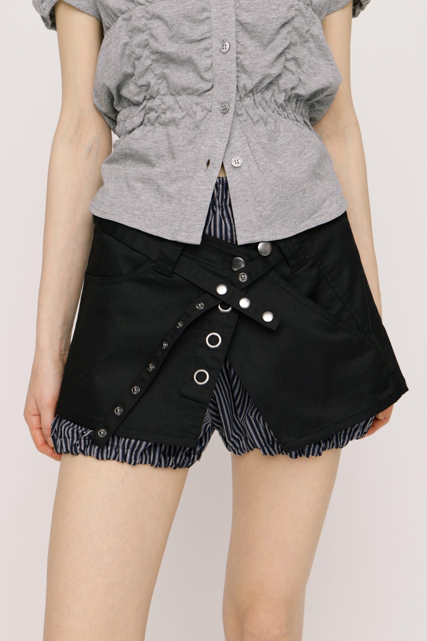PUMPKIN 2P ショートパンツ M/BLK FREE