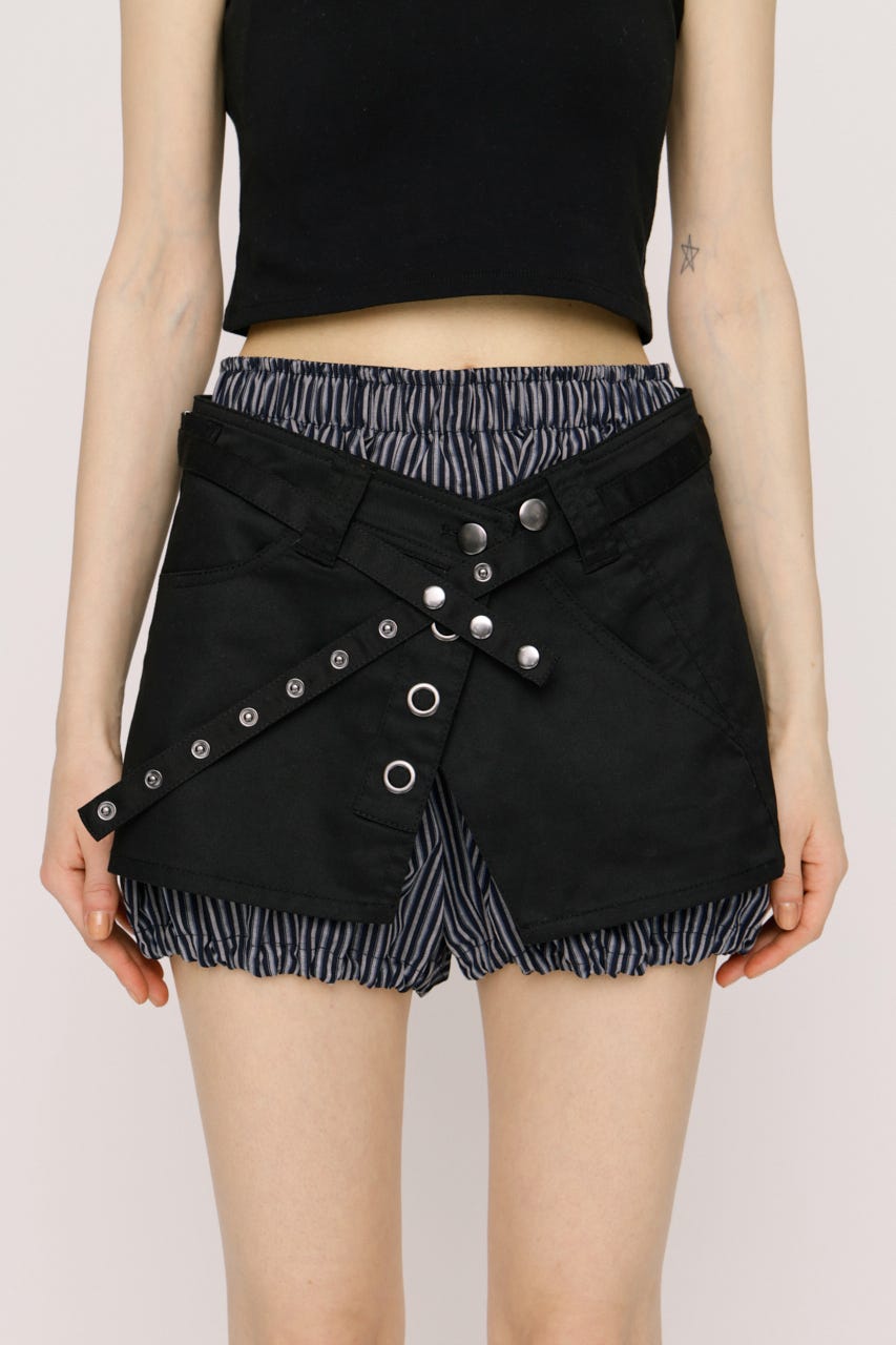 PUMPKIN 2P ショートパンツ M/BLK FREE