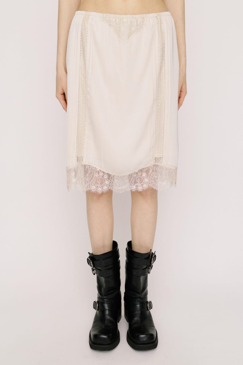 SHORT SLIP スカート IVOY FREE