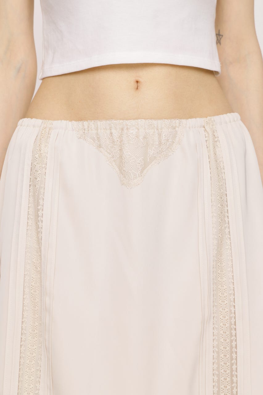 SHORT SLIP スカート IVOY FREE