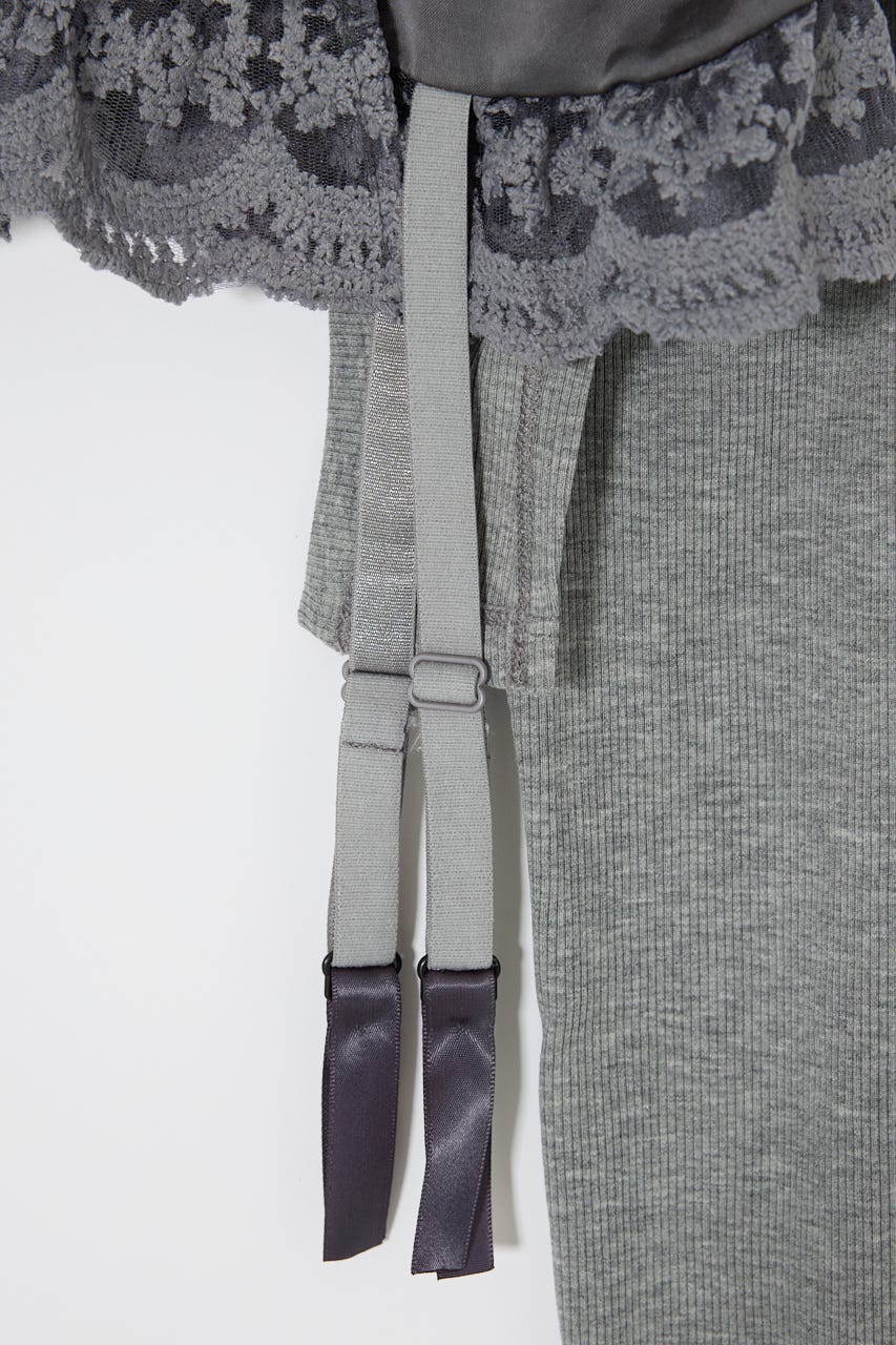 LINGERIE CARDIGAN WRAP GRY FREE