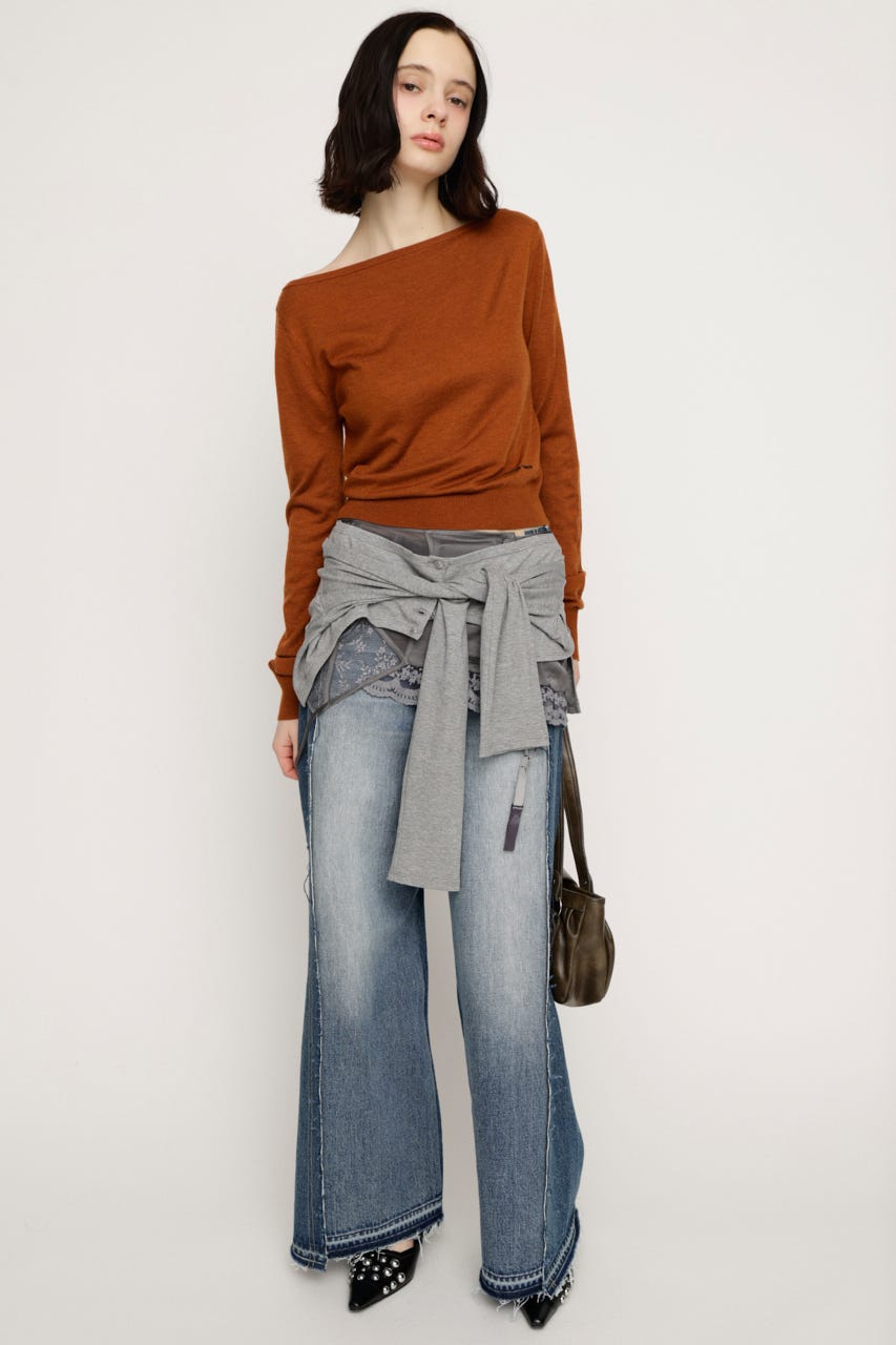 LINGERIE CARDIGAN WRAP GRY FREE