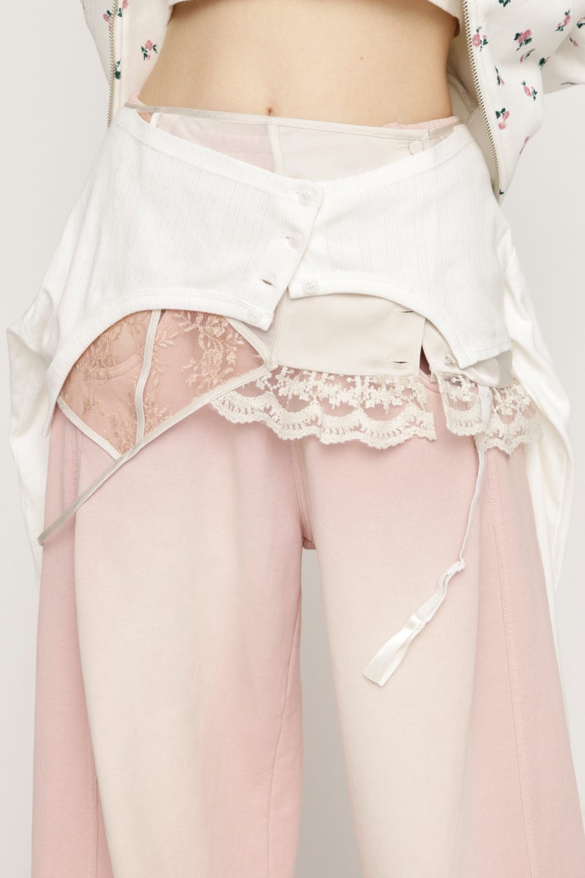 LINGERIE CARDIGAN WRAP WHT FREE