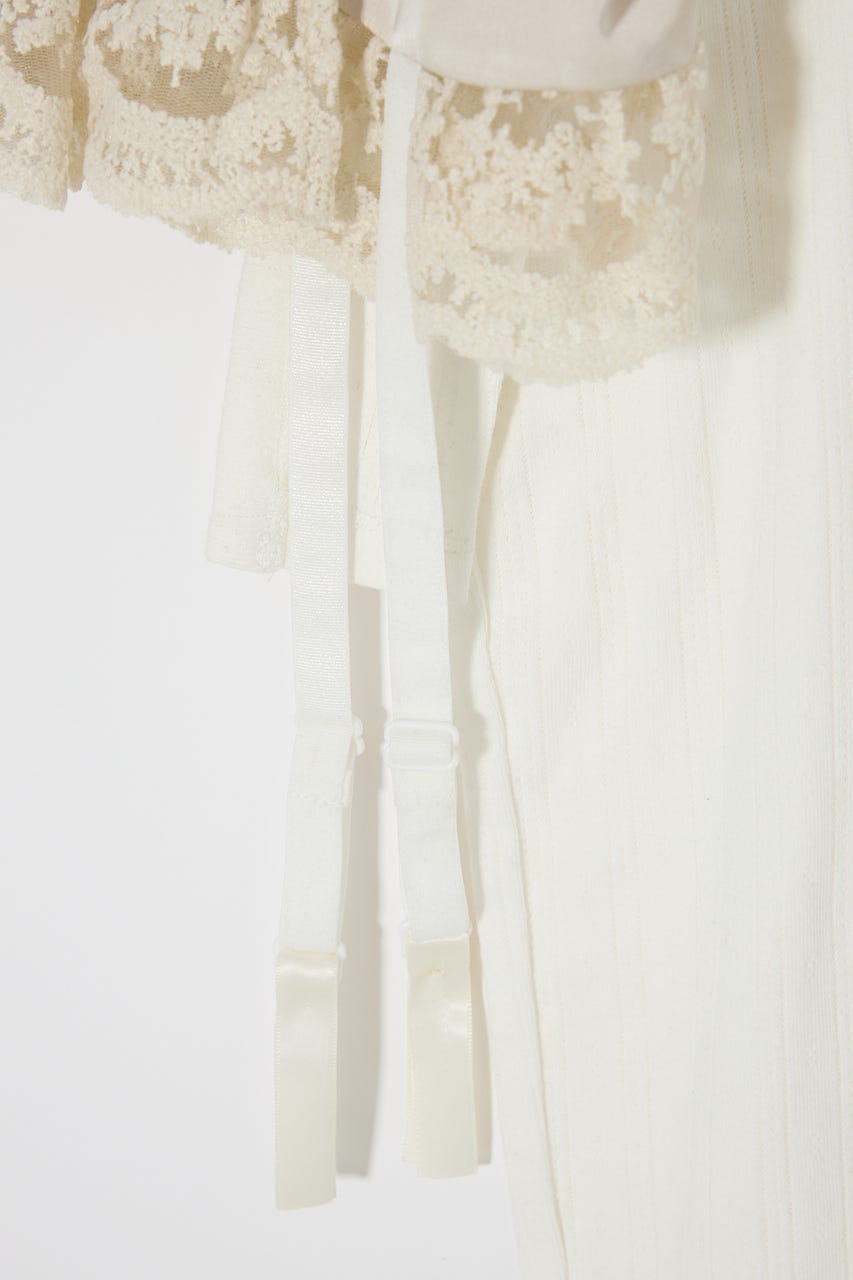 LINGERIE CARDIGAN WRAP WHT FREE