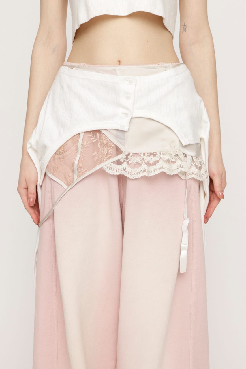 LINGERIE CARDIGAN WRAP WHT FREE