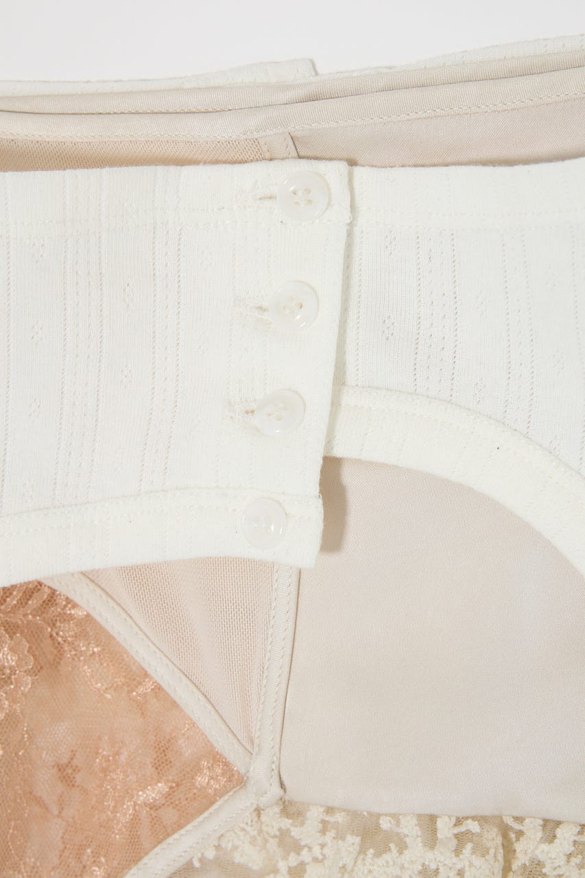 LINGERIE CARDIGAN WRAP WHT FREE