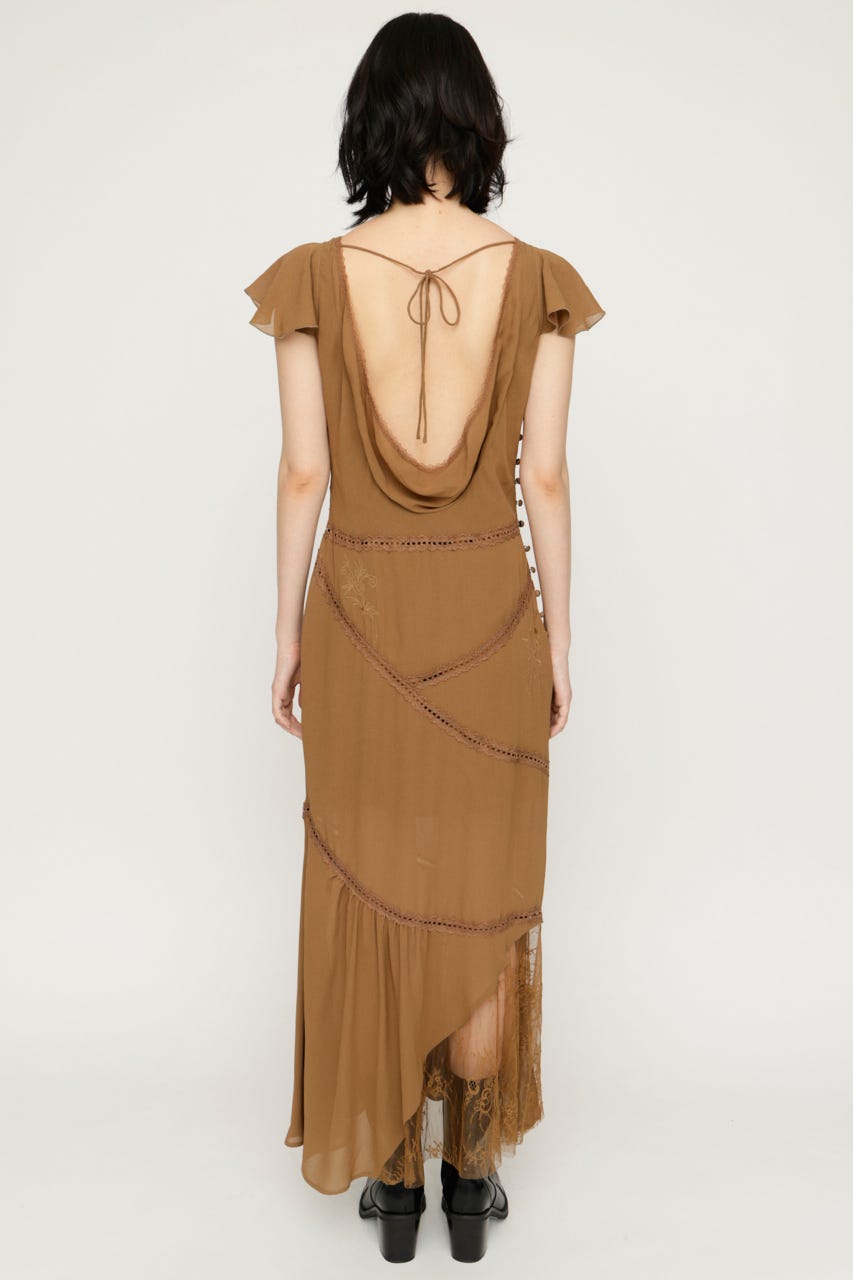 SLY | OPEN BACK MERMAID ロングワンピース (ワンピース(ミニ