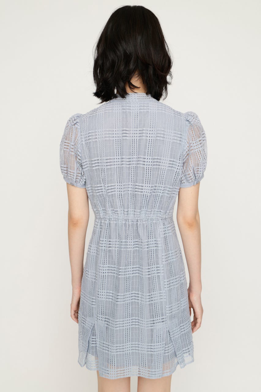 FRONT BOWTIE ショートワンピース L/BLU 1