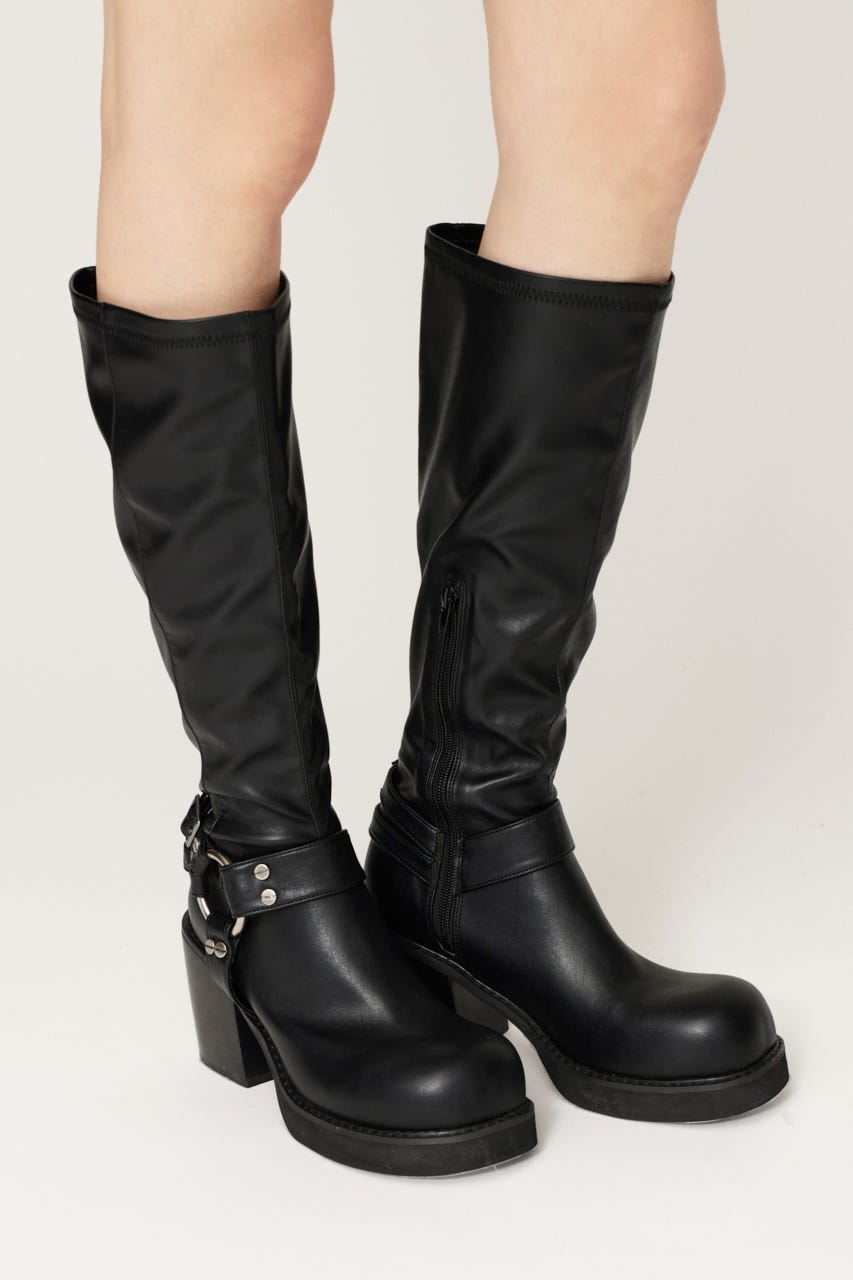 FITTED ENGINEER ブーツ BLK L